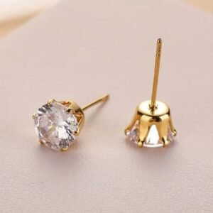 Zircon Stone Ear Ring Stud