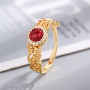 Zircon Stone Finger Ring P2671